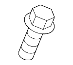 N10610902 - Air &amp; Fuel Delivery: Turbocharger Oil Line Bolt for Audi Image