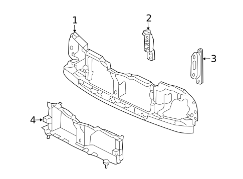 Front Panel for 2003 Lincoln Navigator #0
