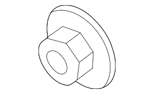 N10621301 - : Door Trim Panel Retainer Nut for Porsche Image