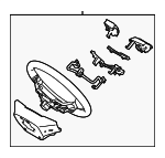 56100A9AA0WK - Steering: Steering Wheel for Kia: Sedona Image
