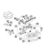 68523566AA - Electrical: Tail Lamp, Right for Fiat: 124 Spider Image