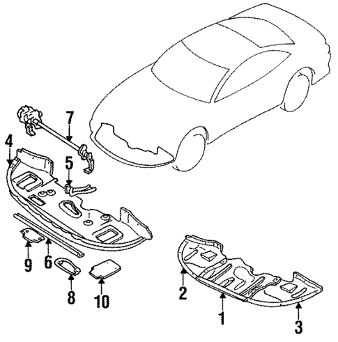 Spoiler for 1993 Mitsubishi 3000GT #0