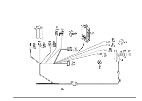 Electrical Parts Used for Trailer Coupling for 2005 Mercedes-Benz C 230 #0