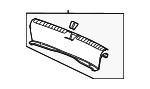 84640T20A01ZA - Body: Rear Panel Trim for Honda: Civic Image