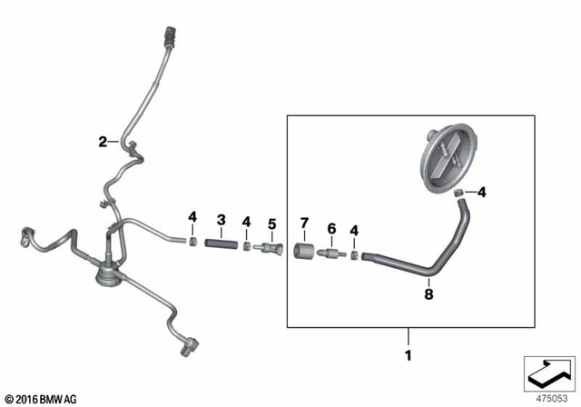 13537696034 - : Fuel Distributor for BMW-Motorrad Image