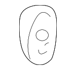 74829S0XA00 - : Lift Gate Bumper for Acura Image