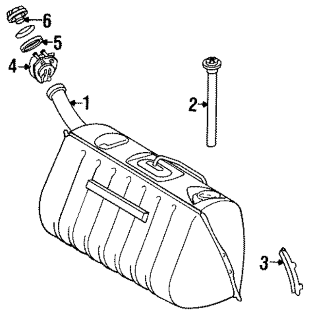 123542040465 - Fuel System: Fuel Tank Sending Unit for Mercedes-Benz Image