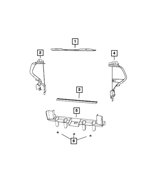 Radiator and Related Parts; Charge Air Cooler for 2021 Jeep Grand Cherokee #2