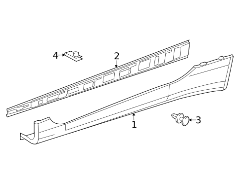 Exterior Trim - Pillars for 2014 Smart Fortwo #0