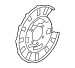 43110T6ZA01 - Brakes: Backing Plate for Honda Image