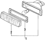 2612101P00 - : Lens for Nissan: 300ZX Image