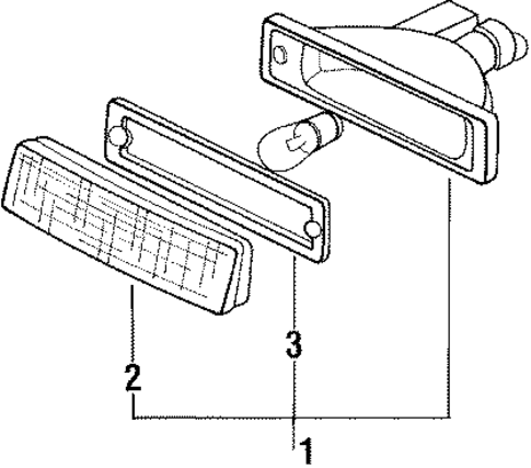 Park & Signal Lamps for 1985 Nissan 300ZX #0