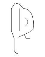 23417276 - Body: Inner Center Pillar Lower Bracket for Chevrolet: Silverado 2500 HD | GMC: Sierra 2500 HD, Sierra 3500 HD Image