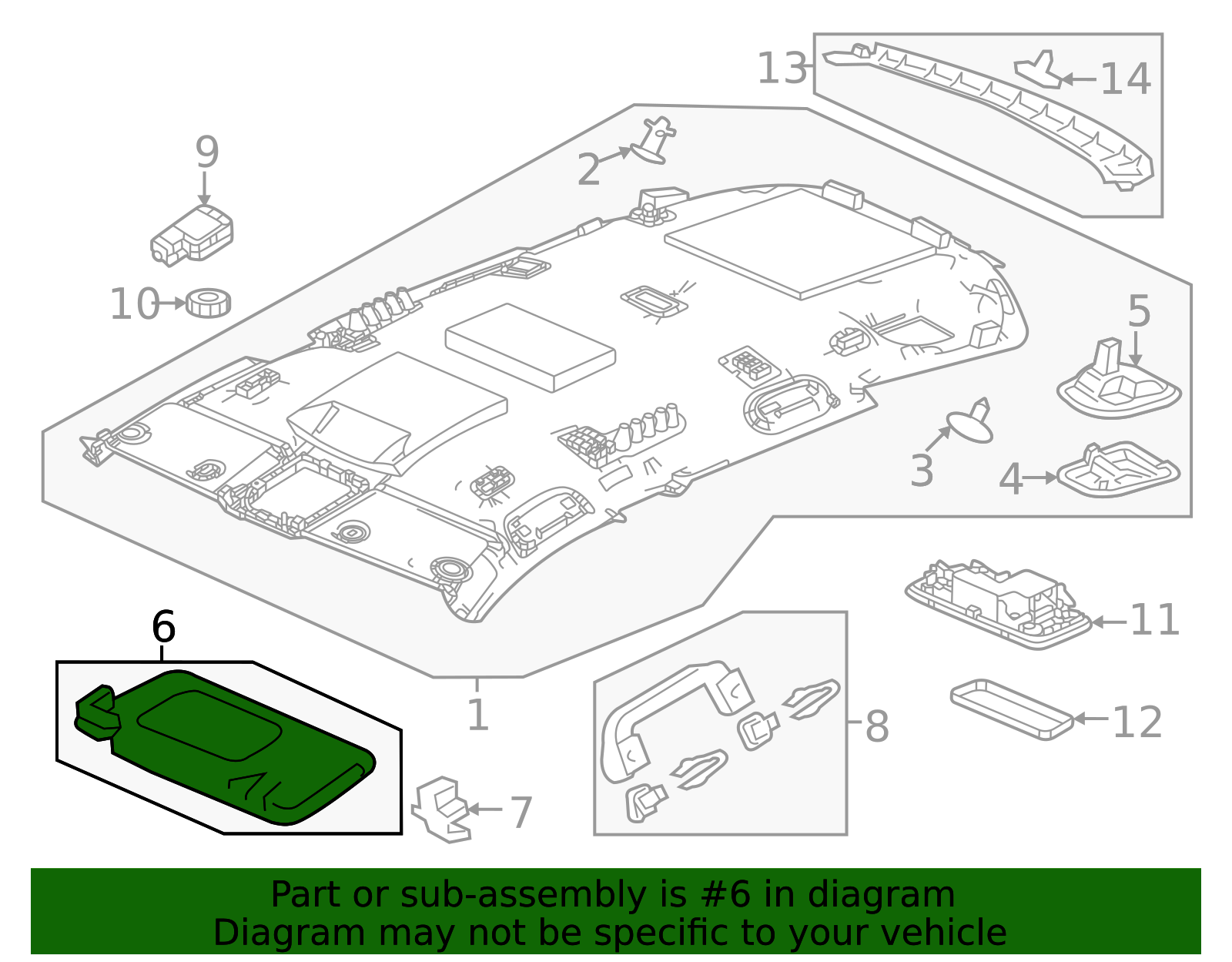 2023-2026 Honda CR-V Sun Visor 83280-3A0-A01ZA | Honda Factory Parts