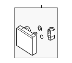 1K1820103E - HVAC: Evaporator Core for Volkswagen Image