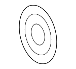 16659AD010 - Cooling System: Idler Pulley Cover Plate for Lexus: ES350, GS300, GS350, IS250, IS350, RX350 Image