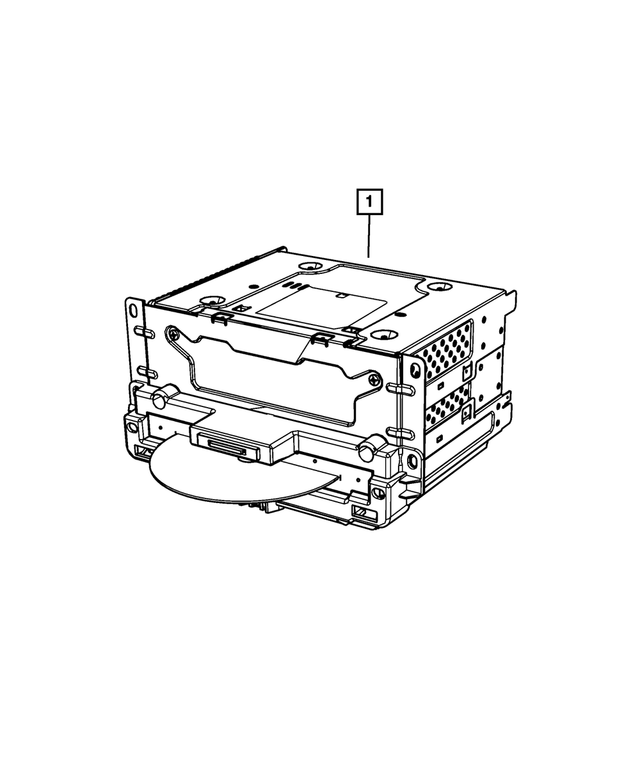 5091102AC - : Multi Media Radio for Mopar Image