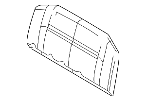 AC2Z1666600JB - : Seat Back Cover for Ford: E-150, E-250, E-350 Super Duty Image