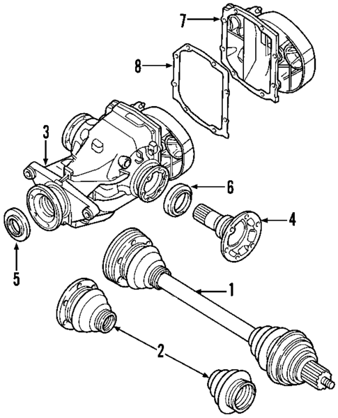 Axle Shafts & Joints for 2005 BMW X3 #0