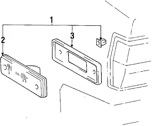 Side Marker Lamps for 1986 Toyota Cressida #0