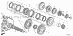 23221R89000 - Transmission - Manual: COUNTERSHAFT for Honda Image