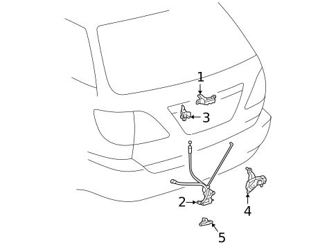 Liftgate for 2001 Lexus RX300 #0