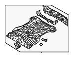 655003W270 - Body: Floor Pan Assembly for Kia: Sportage Image