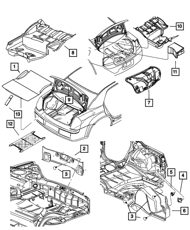 4628931AB - : Cargo Net for Mopar Image