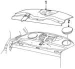 F5OY5446668BA8 - Body: Trim Panel for Lincoln: Continental Image