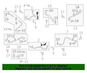 2021-2026 Ford Turbocharger Oil Line Gasket ML3Z-6N652-G | OEM Parts Online