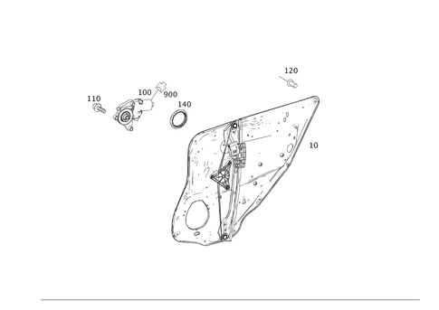 Window Lifter for 2013 Mercedes-Benz C250 #0