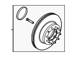 BRRF2008 - Brakes: Motorcraftâ„¢ Disc Brake Rotor for Ford Image