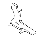 51477434329 - Body: Floor Duct for BMW: X5, X6, X7, XM Image