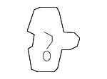 4674669 - Body: Door Lock Striker Plate for Mopar Image