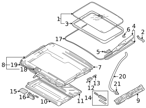 Sunroof for 2002 Mitsubishi Montero Sport #0