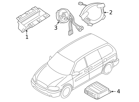Air Bag Components for 2005 Kia Sedona #0