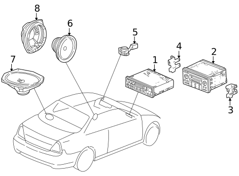 Sound System for 1998 Honda Accord #1