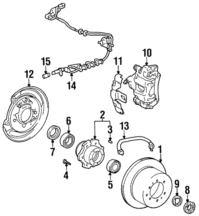 9031162002 - : Wheel Bearing Seal for Lexus Image