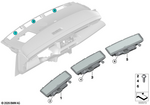 62305BB58E3 - Instruments, Measuring Systems: Display Panoramic Vision for BMW Image