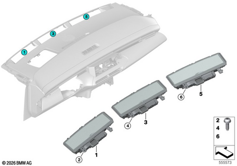 Instrument Cluster for 2025 BMW 740 #0