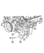 53013815AA - 3.7L Gas; Engine: Engine Oil Splash Guard for Mopar Image