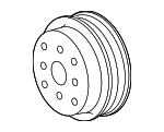 1617331042 - Cooling System: Pulley for Lexus: LC500h, LS500h, RX450h, RX450hL, TX550h+ Image