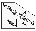 2534603601 - Steering: Gear Assembly for Mercedes-Benz Image