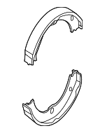 9Y0698533E - : Brake Shoe for Volkswagen: Touareg Image