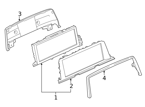 Navigation System Components for 2013 BMW M6 #0