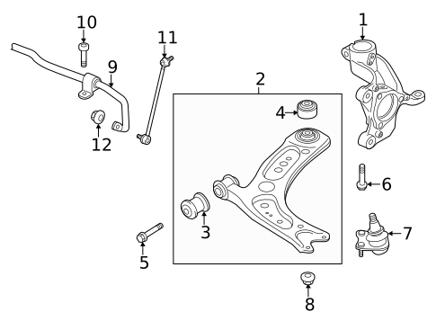 Suspension, Springs & Related Components for 2017 Audi A3 Quattro #0