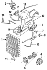 34260811 - HVAC: Clutch for Audi: 100, 100 Quattro, 200, 200 Quattro, 5000, 5000 Quattro, 80, 80 Quattro, 90, 90 Quattro, Coupe Quattro Image