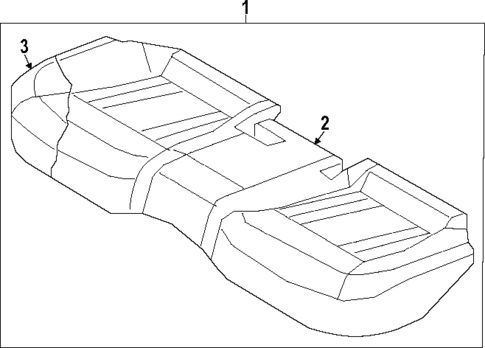 Rear Seat Components for 2024 Genesis Electrified G80 #1