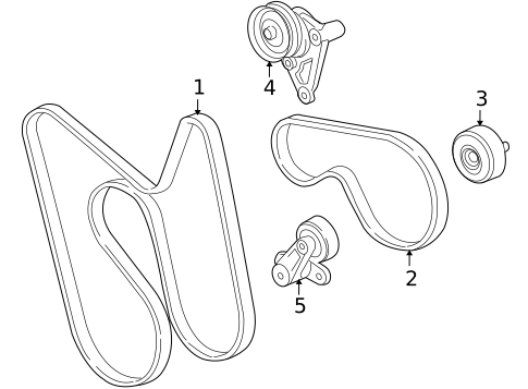 Belts & Pulleys for 2009 Hummer H2 #0