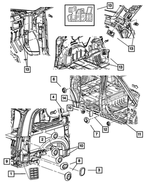 5020893AB - Body Sheet Metal Except Doors: Tape for Mopar Image